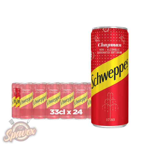 Schweppes Chapman Can (33CL) X24