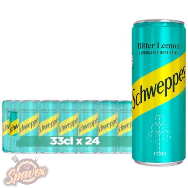 Schweppes Bitter Lemon Can 24x 33cl